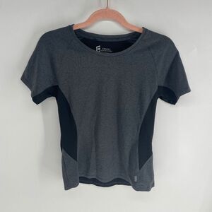 Second Skin Women’s Gravel Heather Short Sleeve Training Top Size S